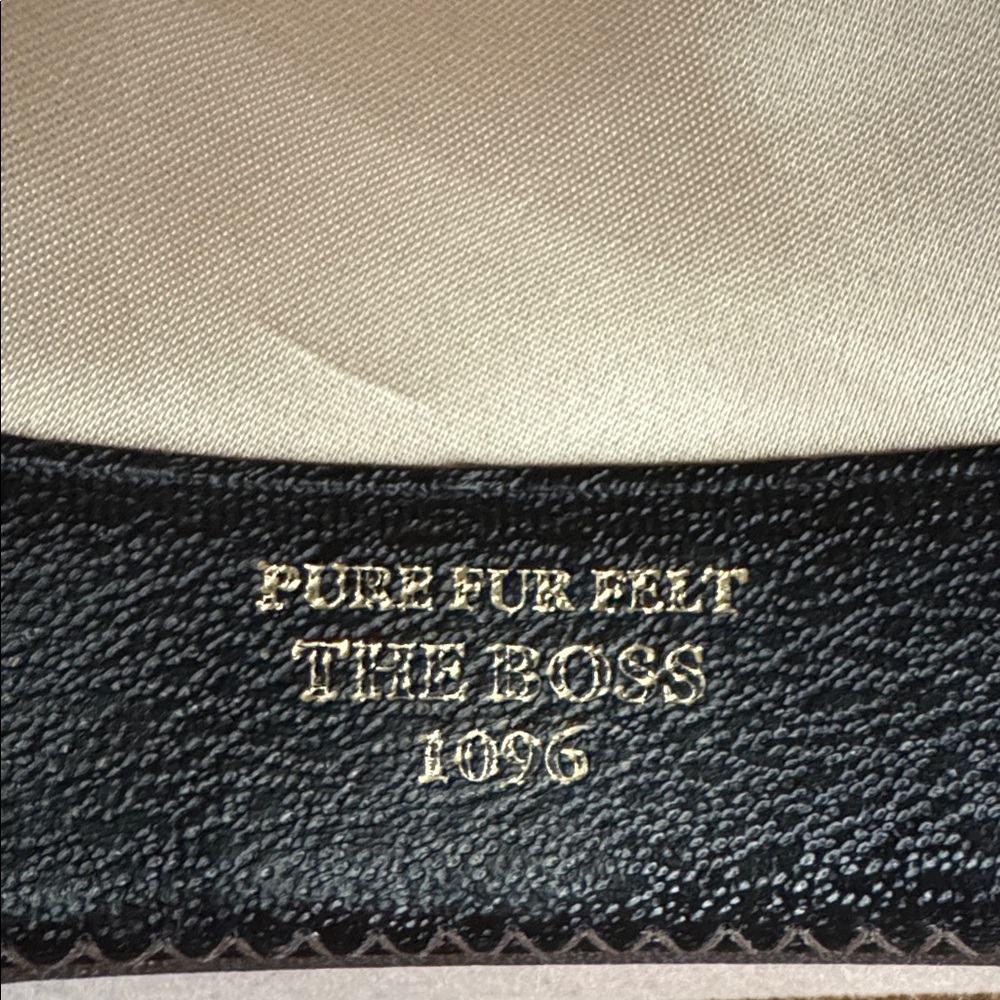 Akubra The Boss Fur Felt Hat Size 56 - Picture 9 of 16